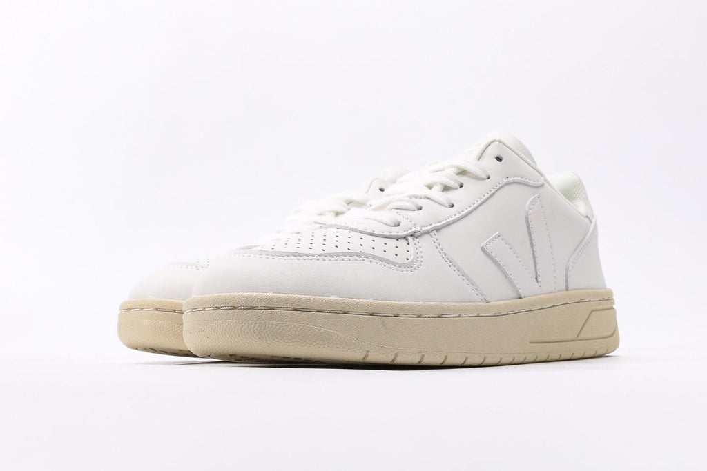 V-12 LEATHER ALL WHITE