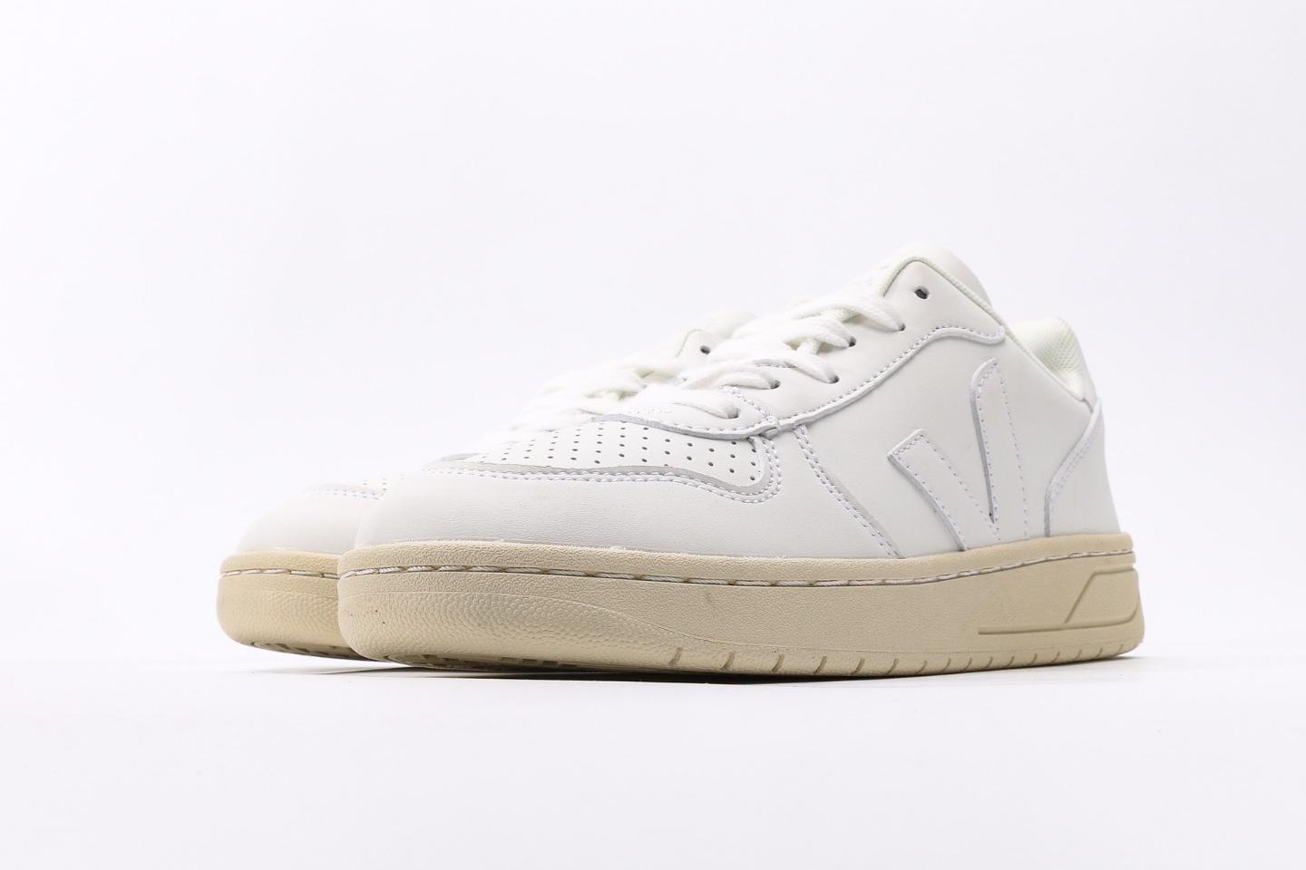 V-12 LEATHER ALL WHITE