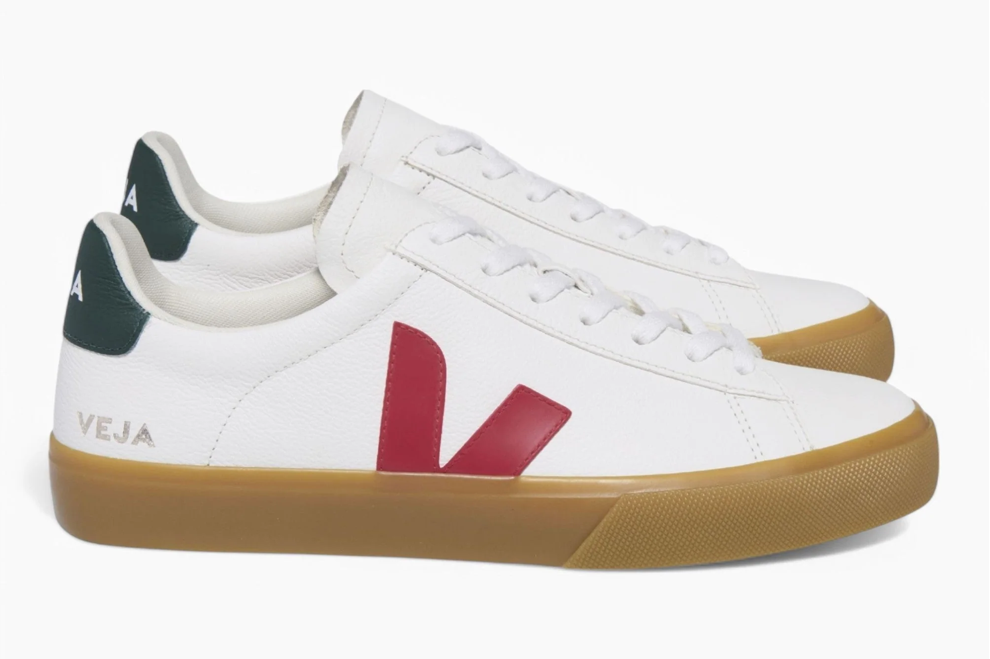 Campo Chromefree Leather Red-Dark Green