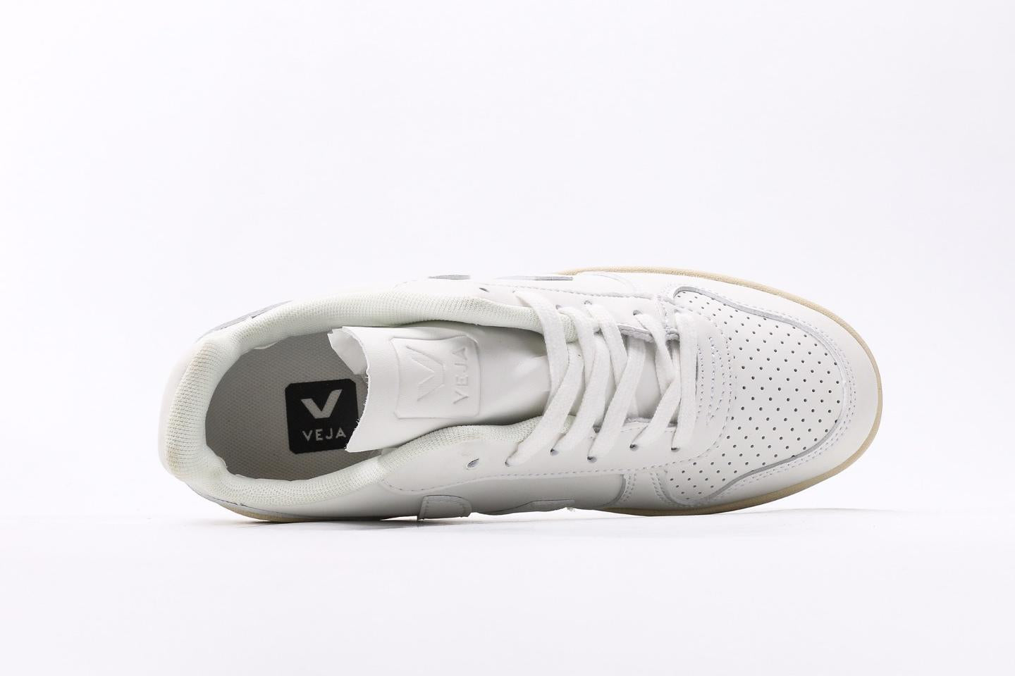 V-12 LEATHER ALL WHITE