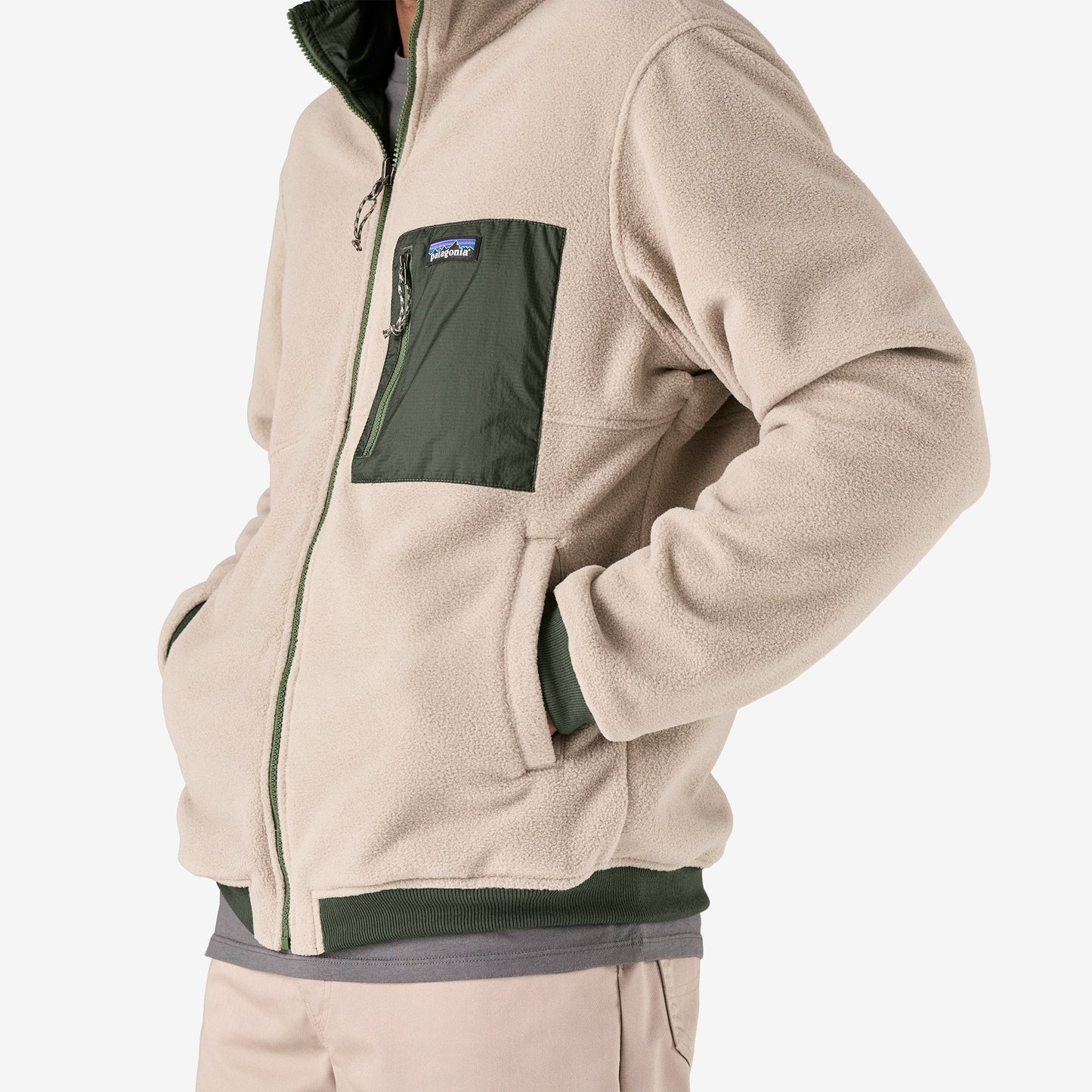 Men's Reversible Shelled Microdini Fleece Jacket