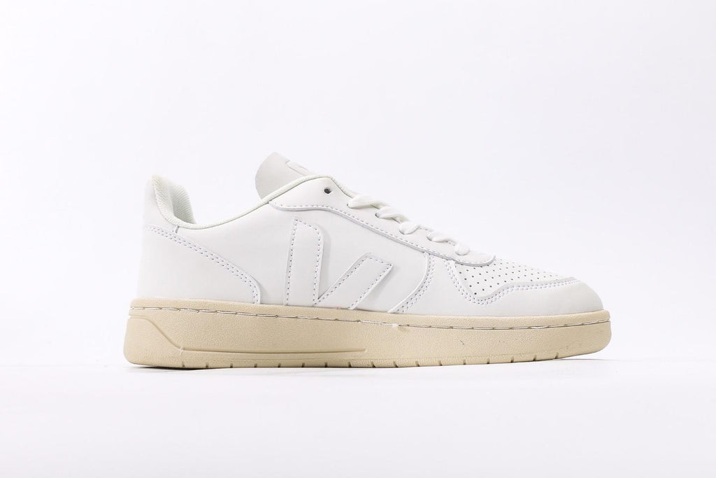 V-12 LEATHER ALL WHITE
