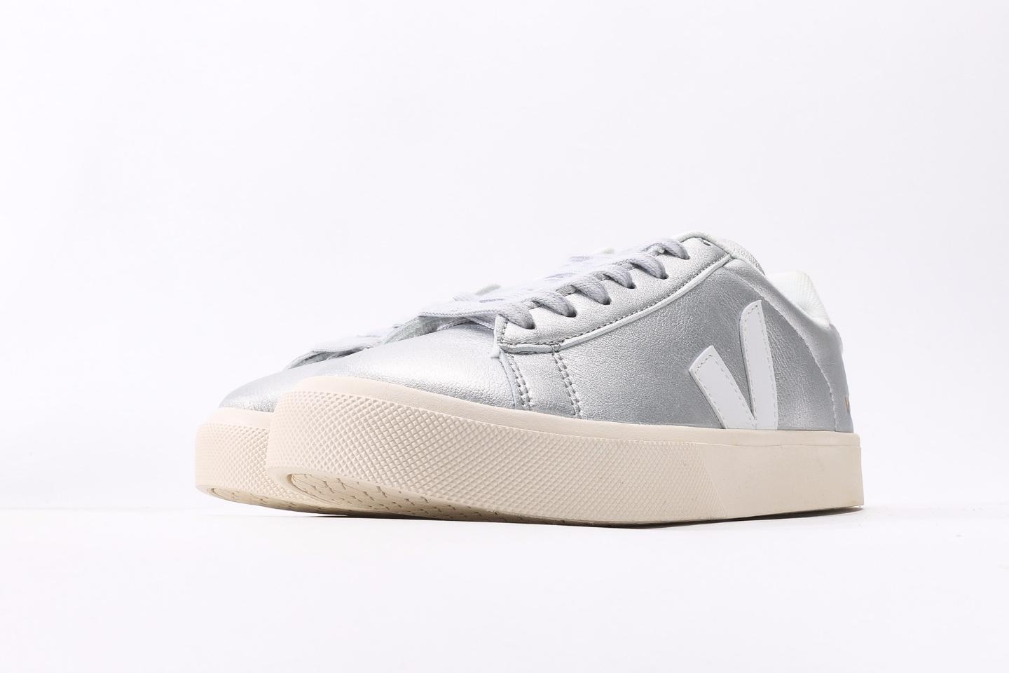 CAMPO LEATHER SILVERY WHITE