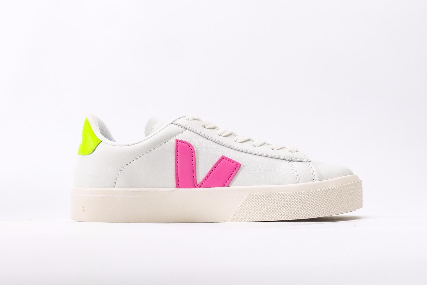 CAMPO LEATHER WHITE-PINK GREEN