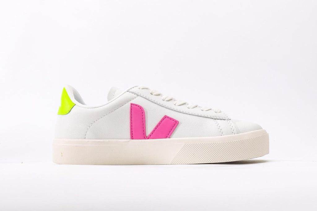 CAMPO LEATHER WHITE-PINK GREEN