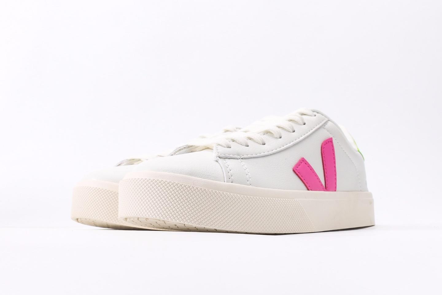 CAMPO LEATHER WHITE-PINK GREEN