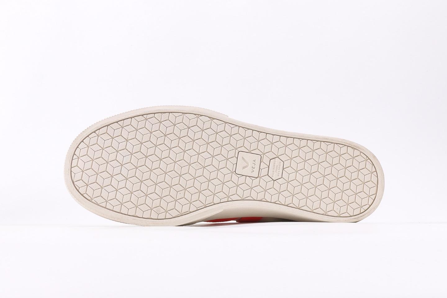CAMPO Leather Sneakers ¨C White/Orange Blue