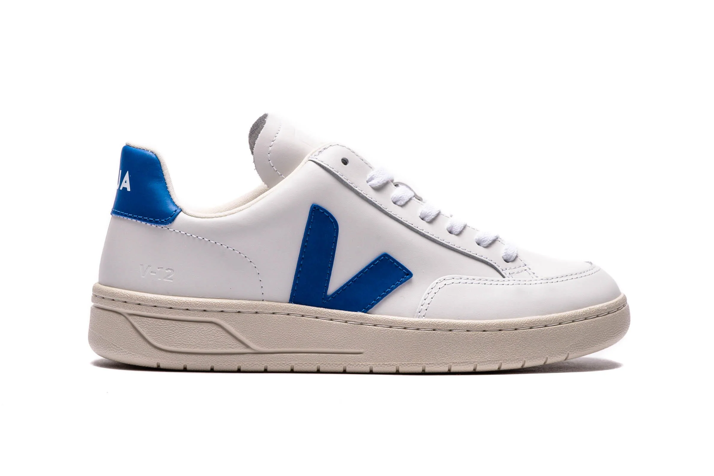 V-12 LEATHER White Blue
